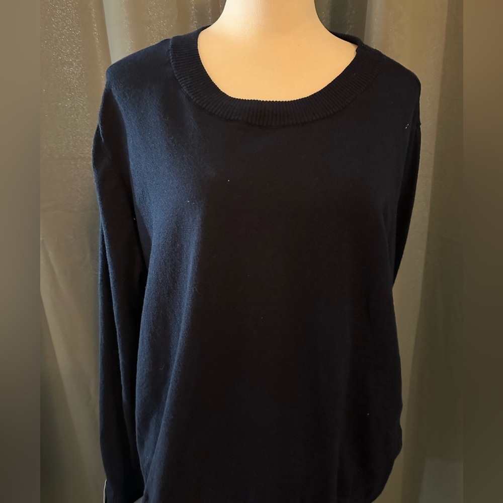 Croft & Barrow Fitted Pullover Crewneck Twofer Layered Sweater Plus Size 2x